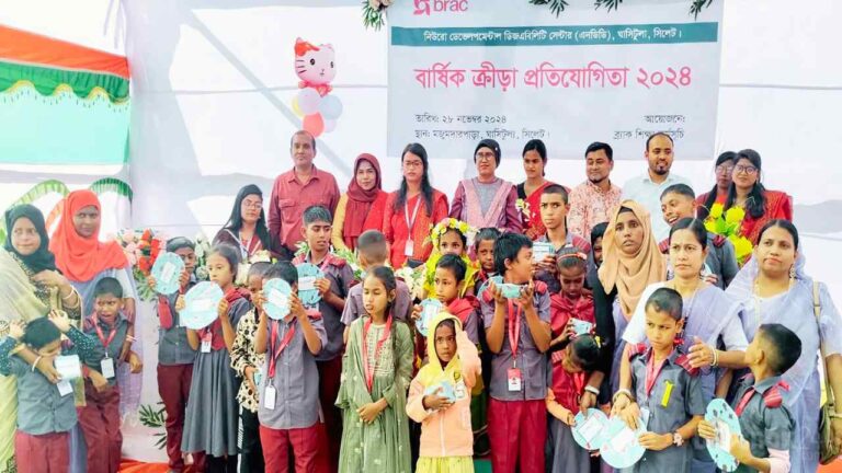 প্রতিবন্ধী দিবসে ব্র্যাক এনডিডি সেন্টারের বার্ষিক ক্রীড়া প্রতিযোগিতা