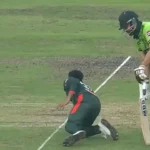 সালমান আগা রানআউট