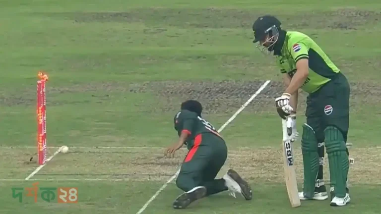 সালমান আগা রানআউট