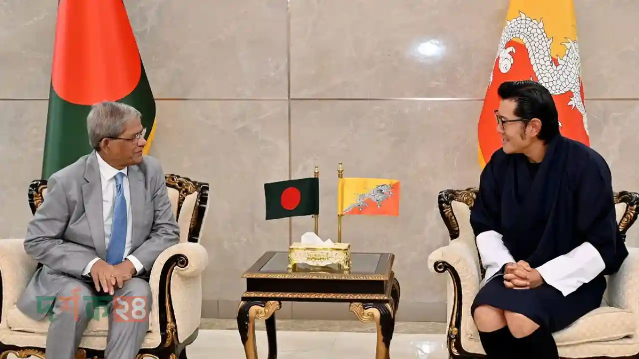 ভুটানের রাজা ঢাকায়